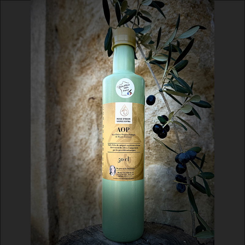 Huile d'olive Vierge Extra AOP Provence - Le Moulin de Valero & Co