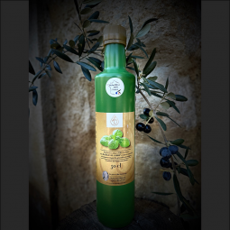 Huile d'Olive Aromatisée au Basilic - Sublimez vos Recettes Estivales