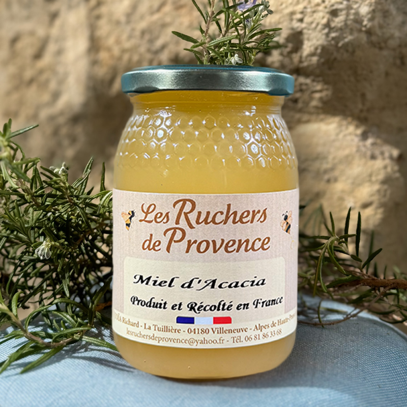 Miel d'Acacia de France - Au Goût Délicat - La Note Subtile Vanillée Miel d'Acacia de France - Au Goût Délicat - La Note Subtile Vanillée