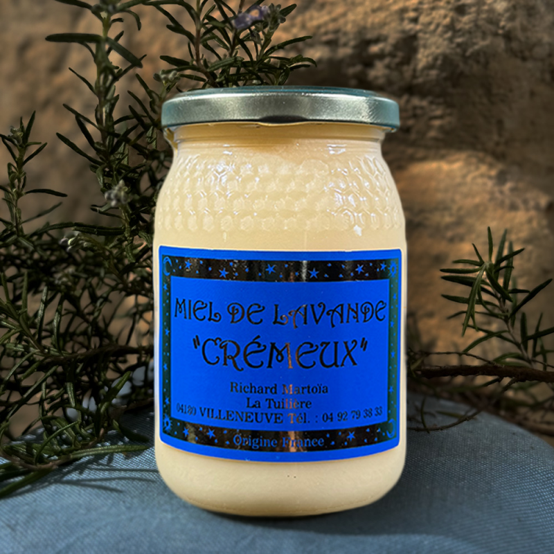 Miel de Lavande Crémeux de Provence - Saveur Onctueuse et Authentique