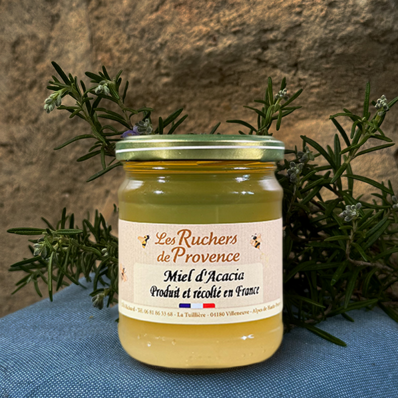 Miel d'Acacia de France - Au Goût Délicat - La Note Subtile Vanillée