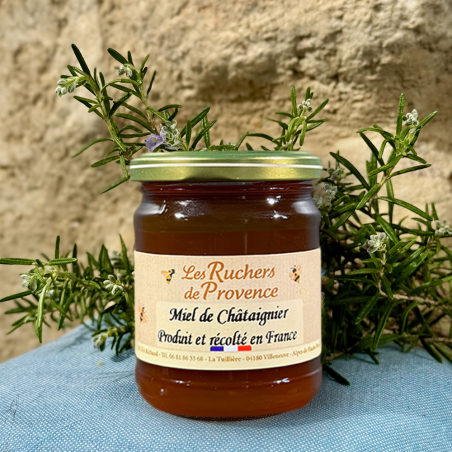 Miel de Châtaignier de France - Un Goût Authentique Corsé et Boisé