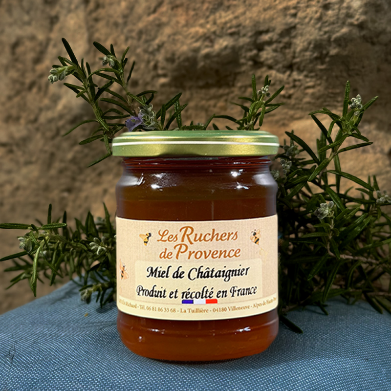 Miel de Châtaignier de France - Un Goût Authentique Corsé et Boisé