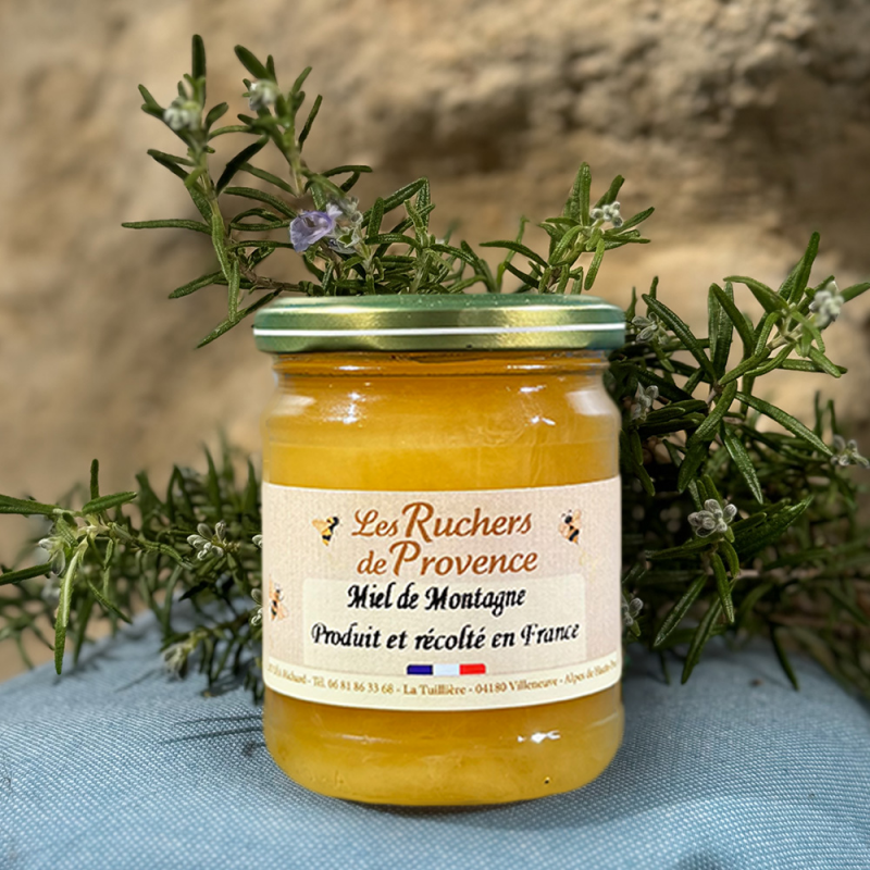 Miel de Montagne de France - Un Nectar Riche, Puissant et Boisé Miel de Montagne de France - Un Nectar Riche, Puissant et Boisé