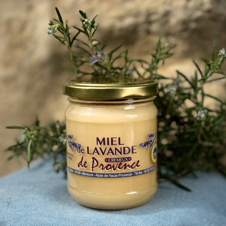 Miel de Lavande Crémeux de Provence - Saveur Onctueuse et Authentique