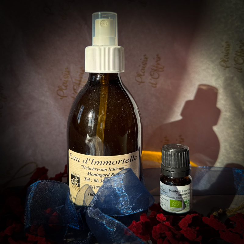 Immortelle Duo Gift Set - Floral Water & Essential Oil from Provence